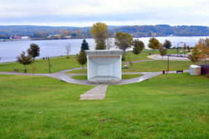 Elberta's Ampitheather and stairway at Waterfront Park