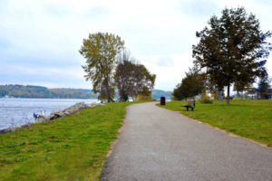 Enjoy paved walking trails at Elberta's Waterfront Park